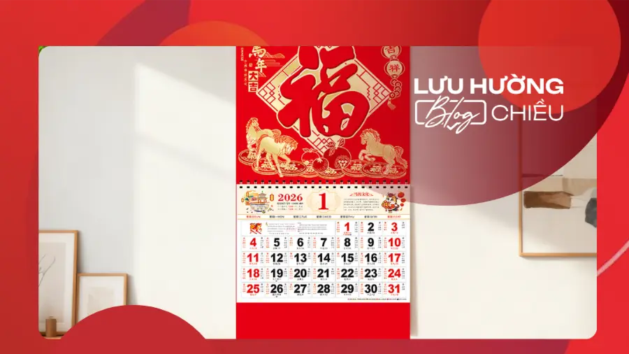 Ngắm tờ lịch đầu tiên trong năm